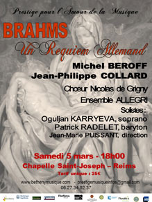 Brahms - Un Requiem Allemand