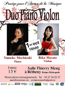Yumeko MOCHIZUKI et Rika MASATO